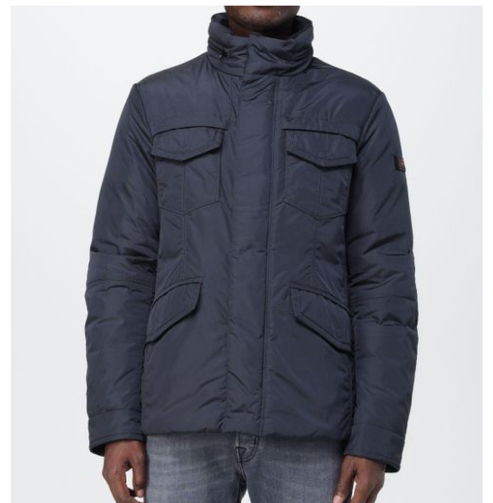 Peuterey Water Repellent Down Blue Jacket Size Medium